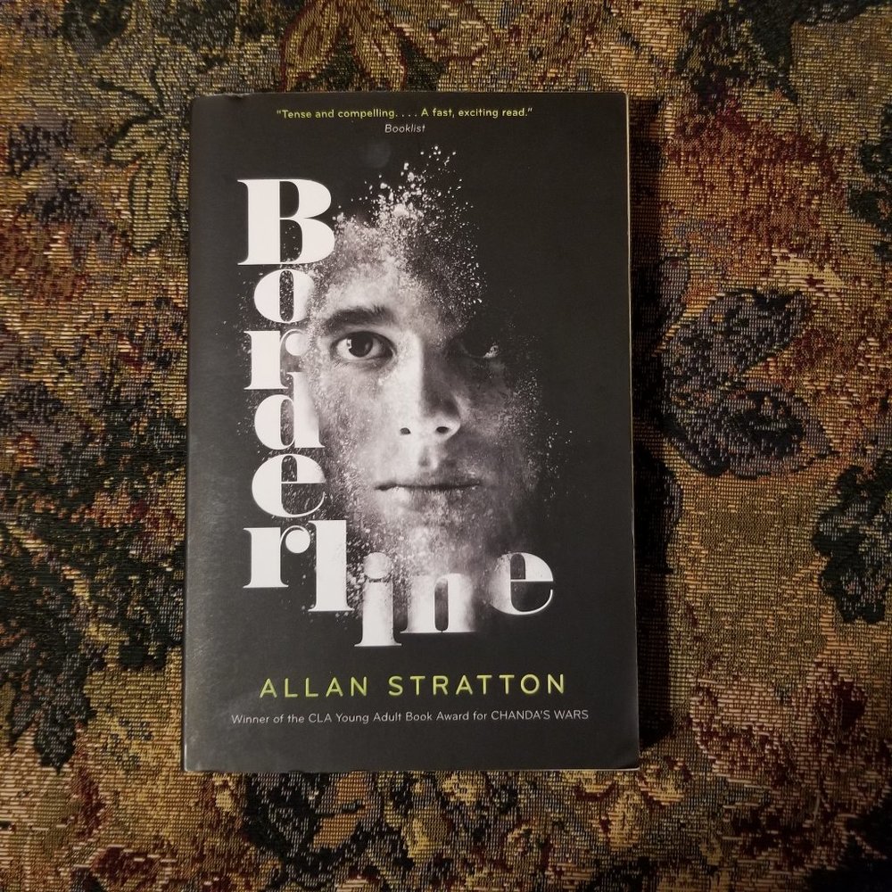 YA novel, Borderline by Allan Stratton, adventure, mystery, Harper Trophy